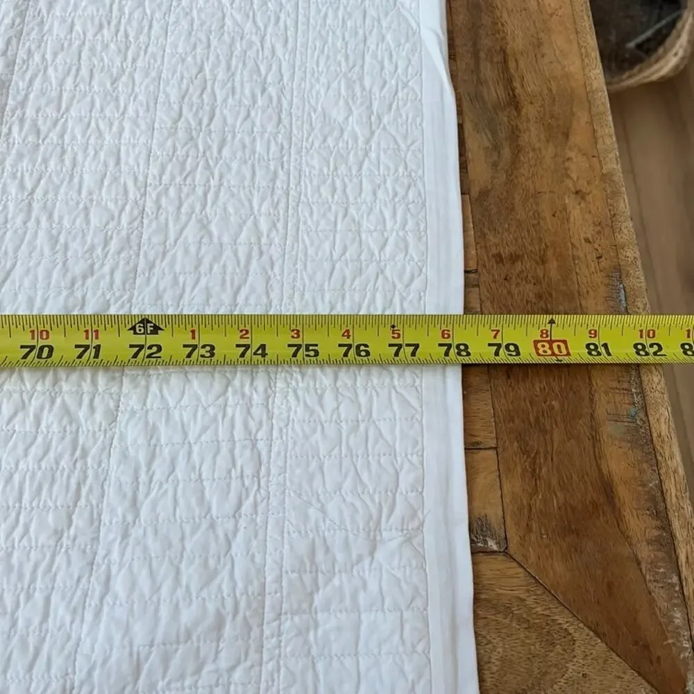 Real Simple Cotton Quilt Textured Bedspread Coverlet 90